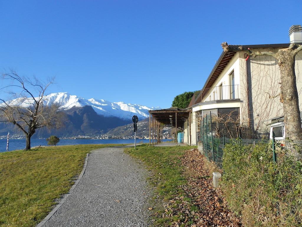 Lake Como Beach Hostel Domaso Exterior photo