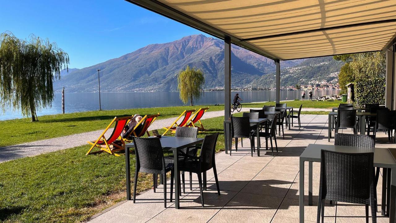 Lake Como Beach Hostel Domaso Exterior photo