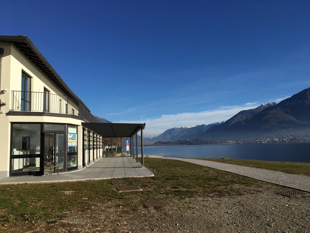 Lake Como Beach Hostel Domaso Exterior photo